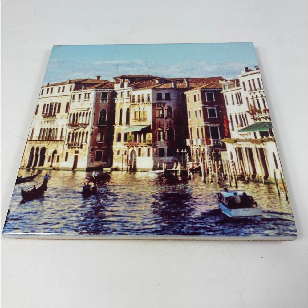 Pristine Images Custom Ceramic Tile - Venice Canal
